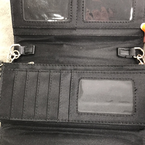 Western Wallet/ Wristlet Vegan Leather Blue Topaz New - Picture 7 of 11